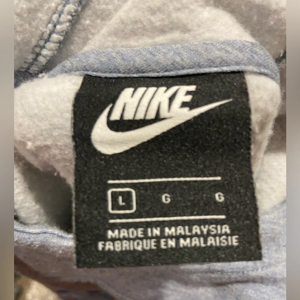 Nike Youth Girls Fleece Hoodie Pullover Grey CD7537 Size L